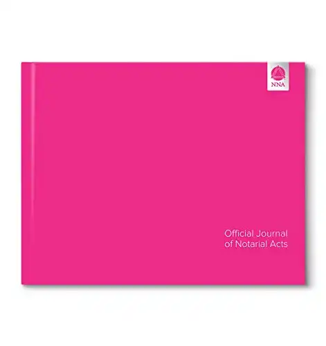 National Notary Association Deluxe Notary Journal - Executive Style Hardcover Journal with Built-in Ribbon Bookmark - Complimentary Privacy Guard Included - 122 Pages & 488 Labeled Entry Fields